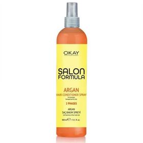 OKAY Salon Formula Argan Yağı 2 Fazlı 400 ml Saç Bakım Sprey