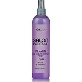 OKAY Salon Formula Keratin 2 Fazlı 400 ml Saç Bakım Spreyi
