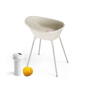 OKBaby 0-12 Ay Beyaz Bella Çift Yönlü Banyo Küveti