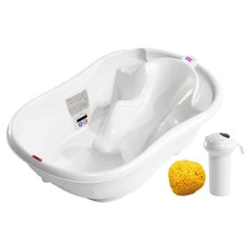 Okbaby Onda No.10 Beyaz Banyo Küveti Splash Bebek Duşu Doğal Banyo Süngeri