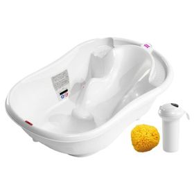 Okbaby Onda No.10 Beyaz Banyo Küveti Splash Bebek Duşu Doğal Banyo Süngeri