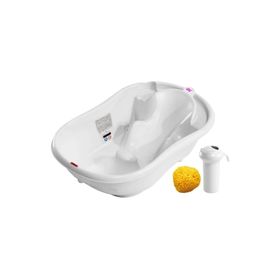 Okbaby Onda No.10 Beyaz Banyo Küveti Splash Bebek Duşu Doğal Banyo Süngeri