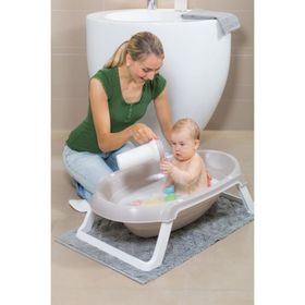 Okbaby Onda Slim Katlanır Beyaz Bebek Küveti
