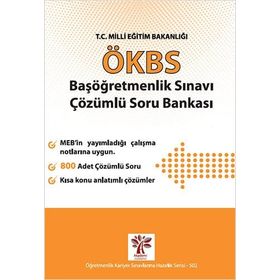 ÖKBS Başöğretmenlik Sınavı Çözümlü Soru Bankası