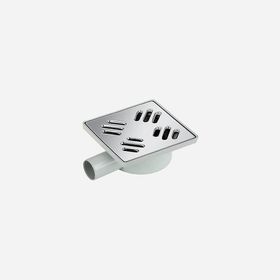 Okçu Kardeşler 0187 15x15 cm 32 mm Yandan Komple Krom Paslanmaz Yer Süzgeci