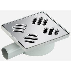 Okçu Kardeşler 0187 15x15 cm 32 mm Yandan Komple Krom Paslanmaz Yer Süzgeci