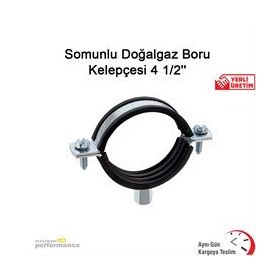 Okçu Kardeşler 4 1/2 inç Somunlu Doğalgaz Boru Kelepçesi