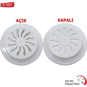 Okçu Kardeşler Aç Kapa Ayarlanabilir Doğalgaz Cam Menfezi Kapaklı Menfez