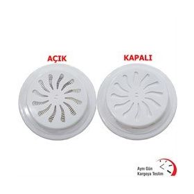 Okçu Kardeşler Aç Kapa Ayarlanabilir Doğalgaz Cam Menfezi Kapaklı Menfez