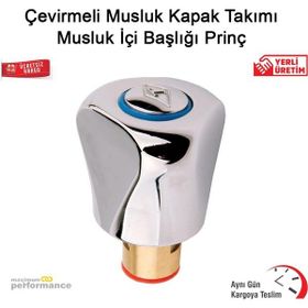 Okçu Kardeşler Çevirmeli Musluk Kapak Takımı Prinç Musluk İçi Başlığı