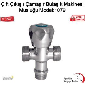 Okçu Kardeşler Model:1079 Çift Çıkışlı Çamaşır Bulaşık Makinesi Musluğu