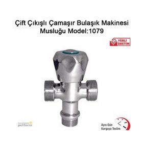 Okçu Kardeşler Model:1079 Çift Çıkışlı Çamaşır Bulaşık Makinesi Musluğu