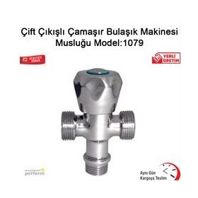 Okçu Kardeşler Model:1079 Çift Çıkışlı Çamaşır Bulaşık Makinesi Musluğu