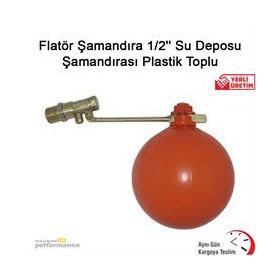 Okçu Kardeşler Plastik Toplu Flatör 1/2'' Su Deposu Şamandırası