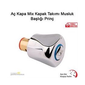 Okçu Kardeşler Prinç Aç Kapa Mix Kapak Takımı Musluk Başlığı
