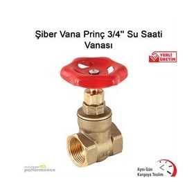 Okçu Kardeşler Şiber Prinç 3/4 Su Saati Vanası