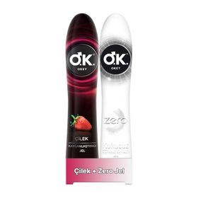 Okey 100 ml Çilek+Zero Kayganlaştırıcı Jel