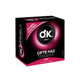 Okey 10'lu 4 Kutu Çifte Haz Prezervatif Paket