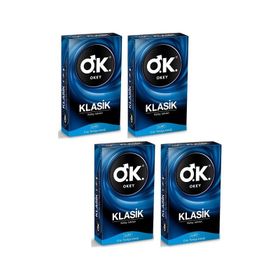 Okey 10'lu 4 Kutu Klasik Paket Prezervatif