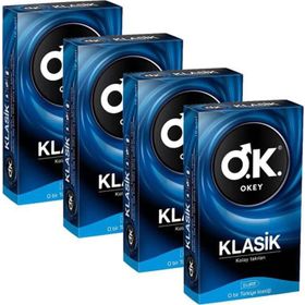 Okey 10'lu 4 Kutu Klasik Paket Prezervatif