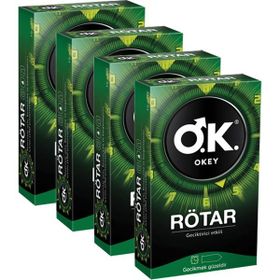 Okey 10'lu 4 Kutu Rötar Prezervatif Paket