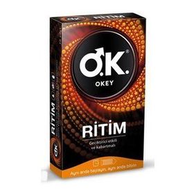 Okey 10'lu Ritim Kabartmalı Prezervatif