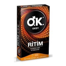 Okey 10'lu Ritim Kabartmalı Prezervatif