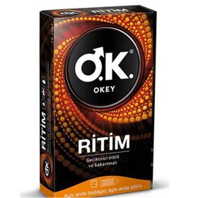 Okey 10'lu Ritim Kabartmalı Prezervatif