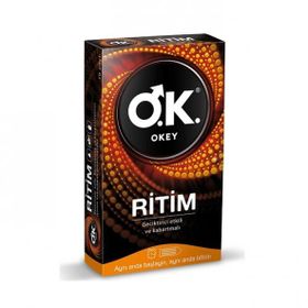 Okey 10'lu Ritim Kabartmalı Prezervatif