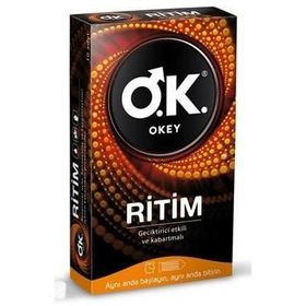 Okey 10'lu Ritim Kabartmalı Prezervatif