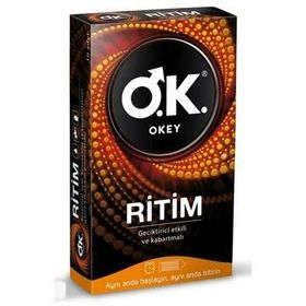 Okey 10'lu Ritim Kabartmalı Prezervatif