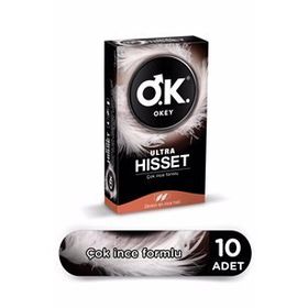 Okey 10'lu Ultra Hisset Ince Prezervatif