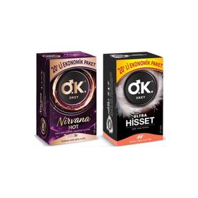 Okey 20'li Nirvana Hot + 20'li Ultra Hisset Prezervatif