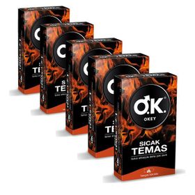Okey 50'li Sıcak Temas Prezervatif
