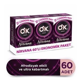 Okey 60'lı Nirvana Prezervatif
