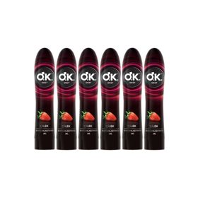 Okey 6x100 ml Çilekli Kayganlaştırıcı Jel