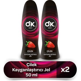 Okey Çilek 2x50 ml Kayganlaştırıcı Jel