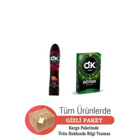 Okey Çilek Aromalı 100 ml +100 ml Kayganlaştırıcı Jel