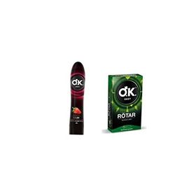 Okey Çilek Aromalı 100 ml +100 ml Kayganlaştırıcı Jel