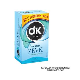 Okey Ekstra Zevk 20li Prezervatif