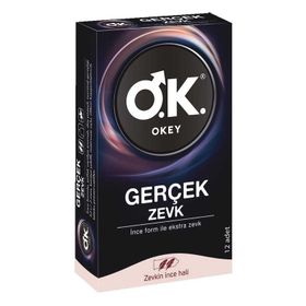 Okey Gerçek Zevk 12'li Prezervatif