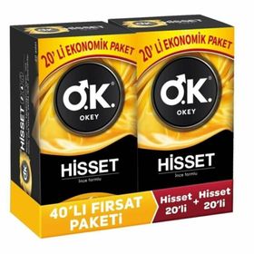 Okey Hisset 2x20'li Prezervatif