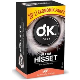 Okey Hisset 2x20'li Prezervatif