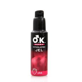 Okey Kayganlaştırıcı Jel Çilek Aromalı 100 ml