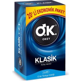 Okey Klasik 20 Adet Prezervatif