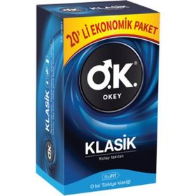 Okey Klasik 20 Adet Prezervatif