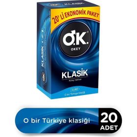 Okey Klasik 20 Adet Prezervatif