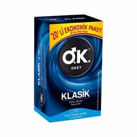 Okey Klasik 20 Adet Prezervatif