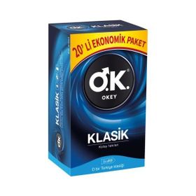 Okey Klasik 20 Adet Prezervatif