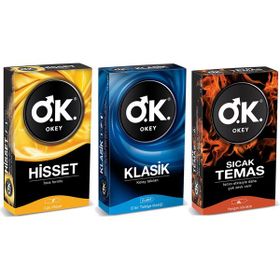 Okey Klasik 3'lü Prezervatif